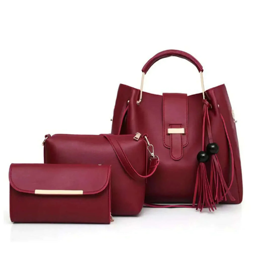 Alexa 3 Pcs Maroon